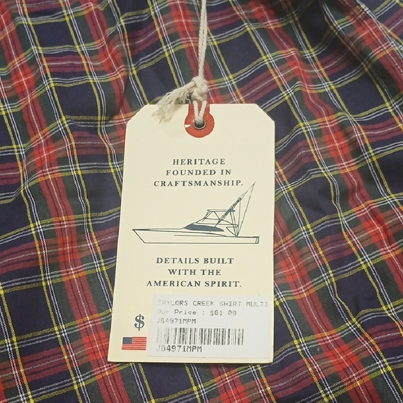 Red and Black Plaid Casual Button Down Shirt Jarred Bay For Woman Sz M NEW - Picture 2 of 7